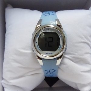 Reloj digital azul