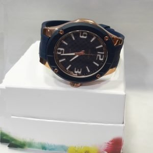 Reloj azul caucho